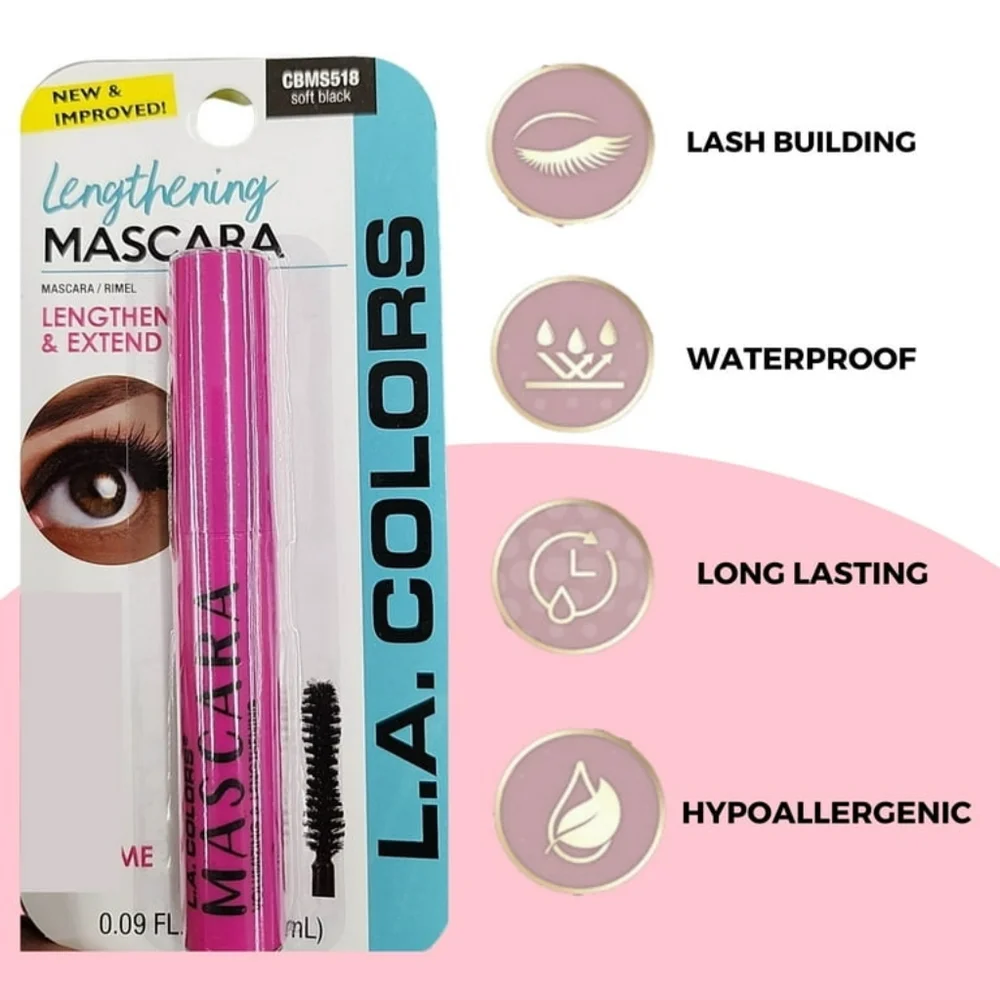 🦋 NWT Rare LA Colors Lengthen And Extend Mascara in Black DEADSTOCK